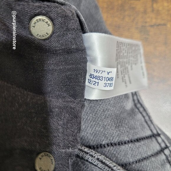 American Eagle Jeans Size 2 S Hi Rise Jegging Next Level Stretch Charcoal Wash - Picture 7 of 13